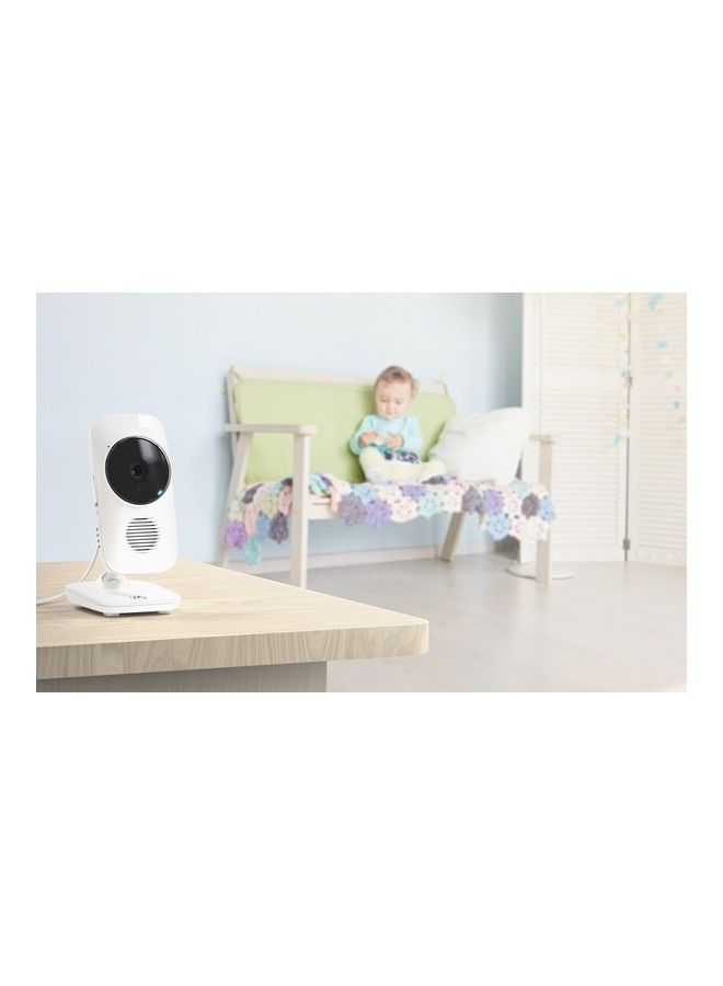 2.8 Inches Video Baby Monitor With Digital Zoom, Two-Way Audio, And Room Temperature Display