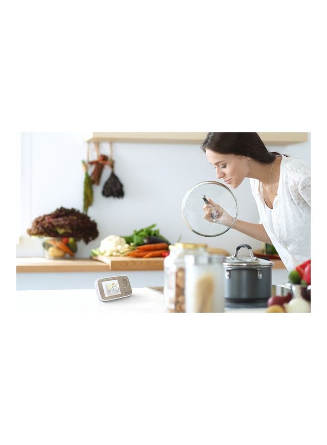 2.8 Inches Video Baby Monitor With Digital Zoom, Two-Way Audio, And Room Temperature Display