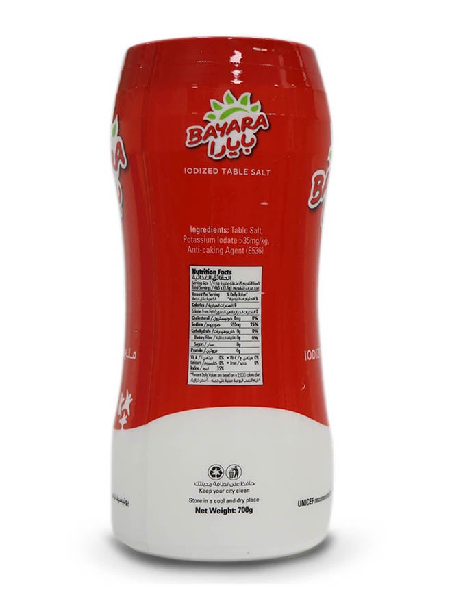 Bayara Iodized Table Salt Bottle 700grams  - Image 2