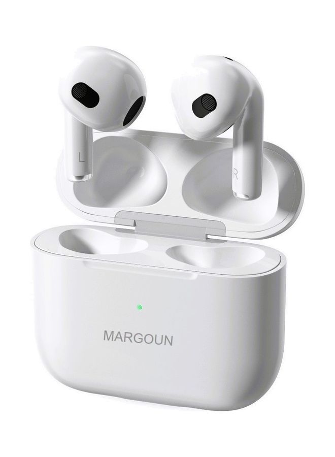 MARGOUN True Wireless Earbuds Noise Cancelling HD Audio Upgraded Bluetooth In-Ear Headphones White - Image 1