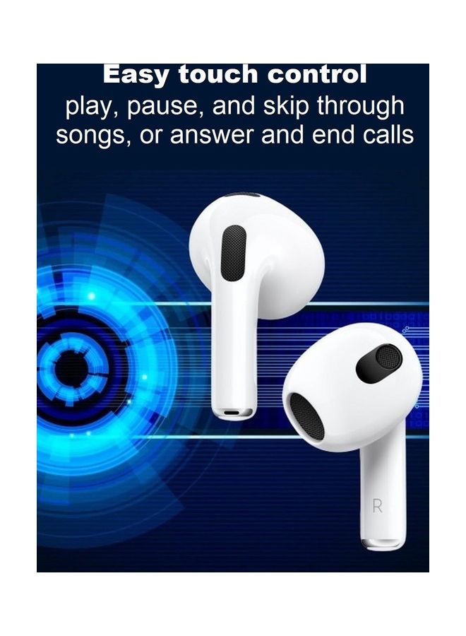 MARGOUN True Wireless Earbuds Noise Cancelling HD Audio Upgraded Bluetooth In-Ear Headphones White - Image 2
