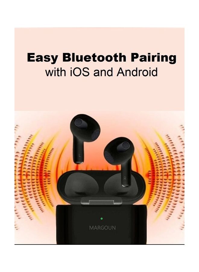 MARGOUN True Wireless Earbuds Noise Cancelling HD Audio Upgraded Bluetooth In-Ear Headphones Black - Image 3