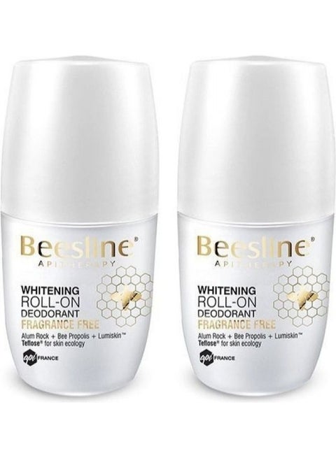 Whitening Roll On Deodorant Fragrance Free 2 x 50ml