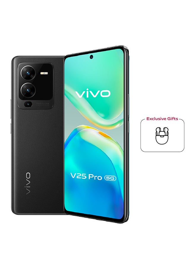 vivo V25 Pro 5G Dual SIM 12GB RAM 256GB, Starlight Black with TWS Air  Earbud KSA | Riyadh, Jeddah