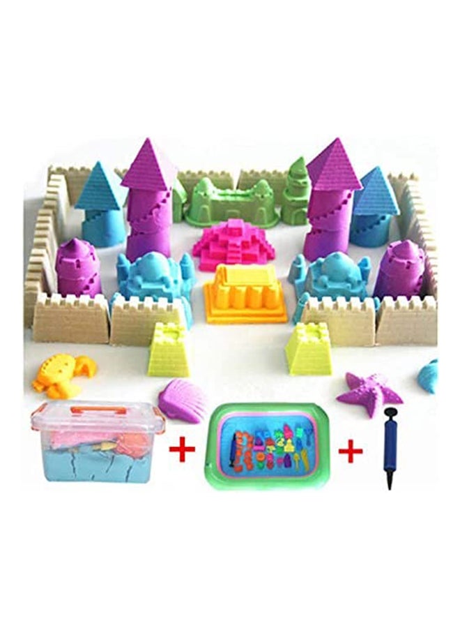 Generic - Magic Fun Squeezable Sand With Accessories Tub Stress, Anxiety Relief Play Toy-assorted - Image 1
