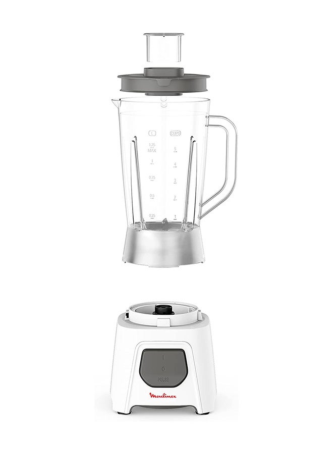 Moulinex Blendeo Blender With Grinder and Grater, 1.5 L 450 W LM2B3126 White  - Image 4