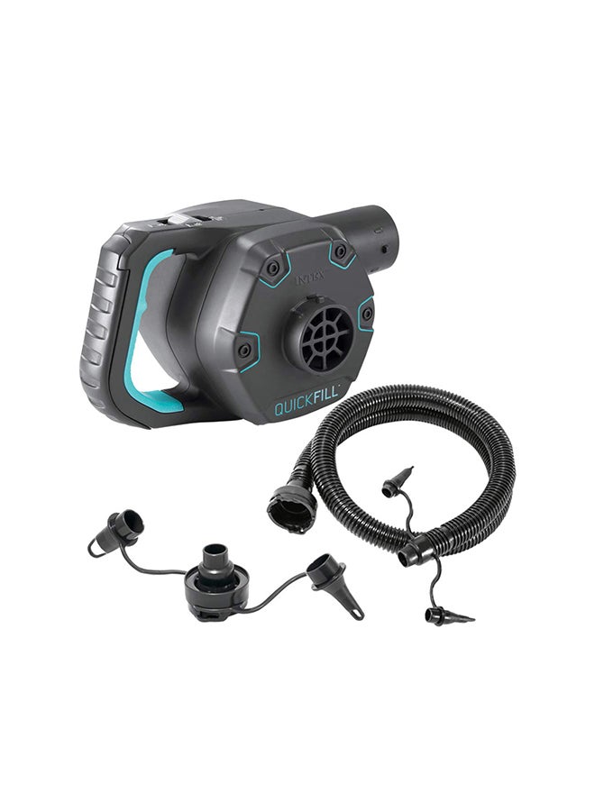 INTEX - Quick Fill AC Electric Pump ( 220 - 240 V ) Plastic Grey 26.3x15.5x14.2cm - Image 1