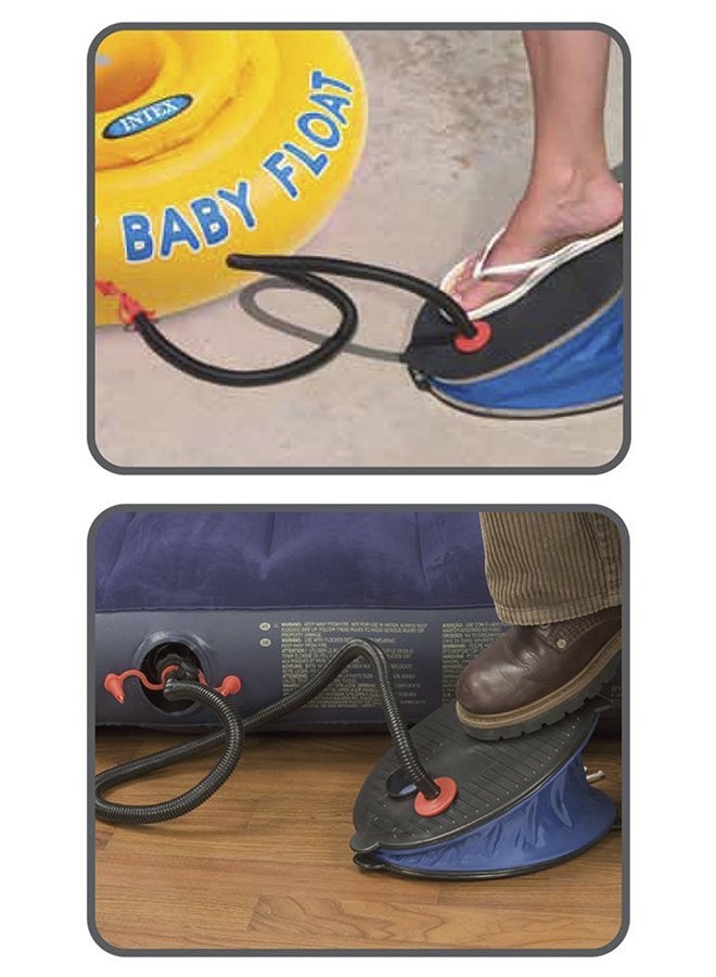 INTEX Giant Bellows Foot Pump Black/Blue - Image 2