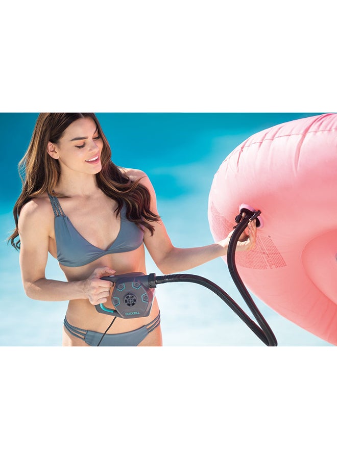 INTEX - Quick Fill AC Electric Pump ( 220 - 240 V ) Plastic Grey 26.3x15.5x14.2cm - Image 1