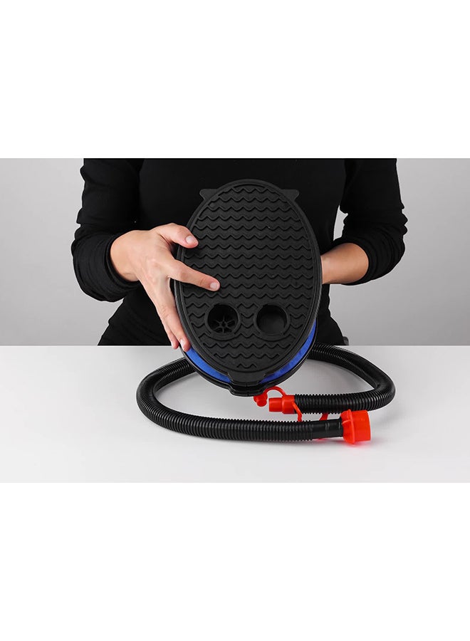 INTEX - Giant Bellows Foot Pump Blue/Black/Red 12inch - Image 1