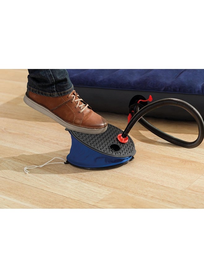 INTEX - Giant Bellows Foot Pump Blue/Black/Red 12inch - Image 1
