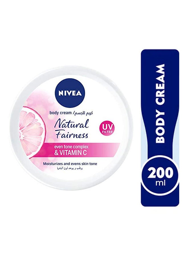 Nivea - Natural Glow Even Tone Complex And Vitamin C Body Cream 200ml - Image 1