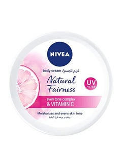 Natural Fairness Body Cream, Liquorice & Berry, All Skin Types, Jar 50ml