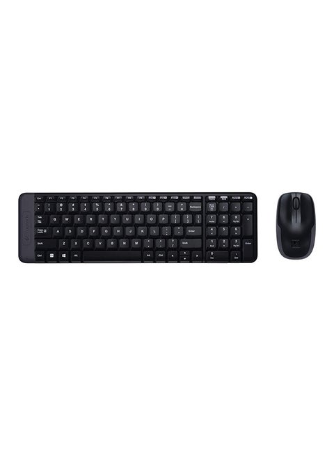 MK220 Wireless Keyboard And Mouse Combo black