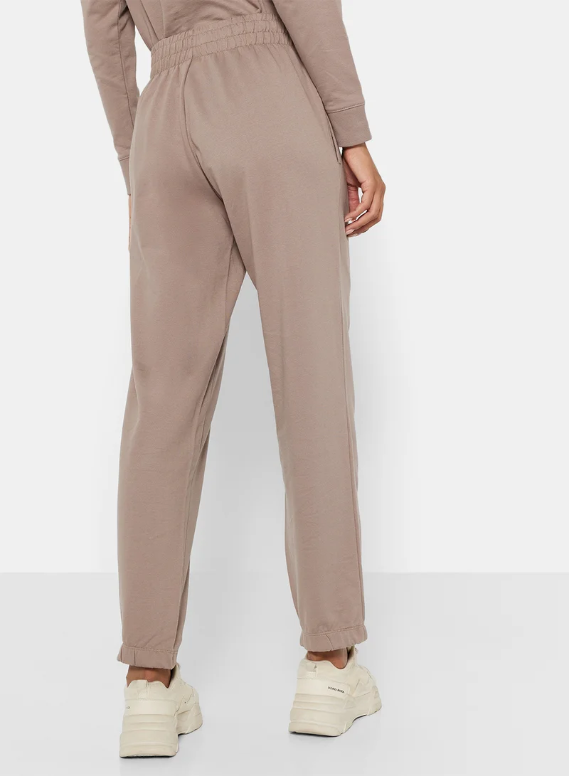 Sivvi x D'Atelier Eco-Friendly Logo Loungewear Sweatpants Taupe
