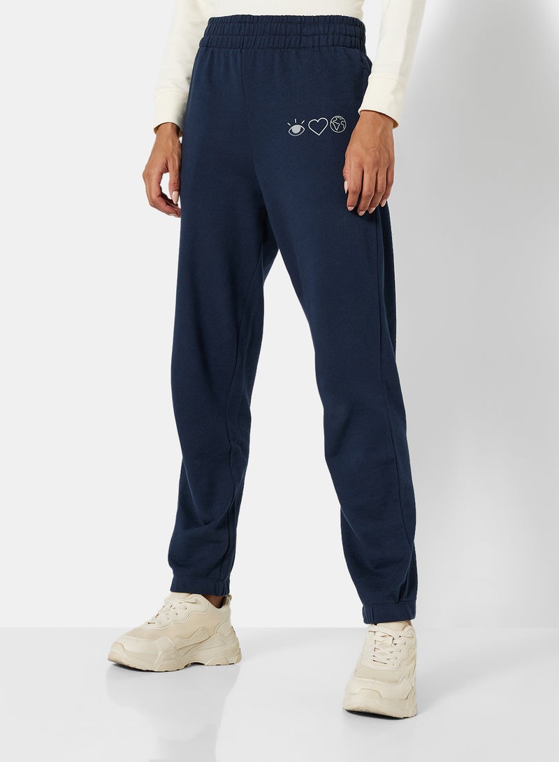 Sivvi x D'Atelier - Eco-Friendly Logo Loungewear Sweatpants Night Sky - Image 1