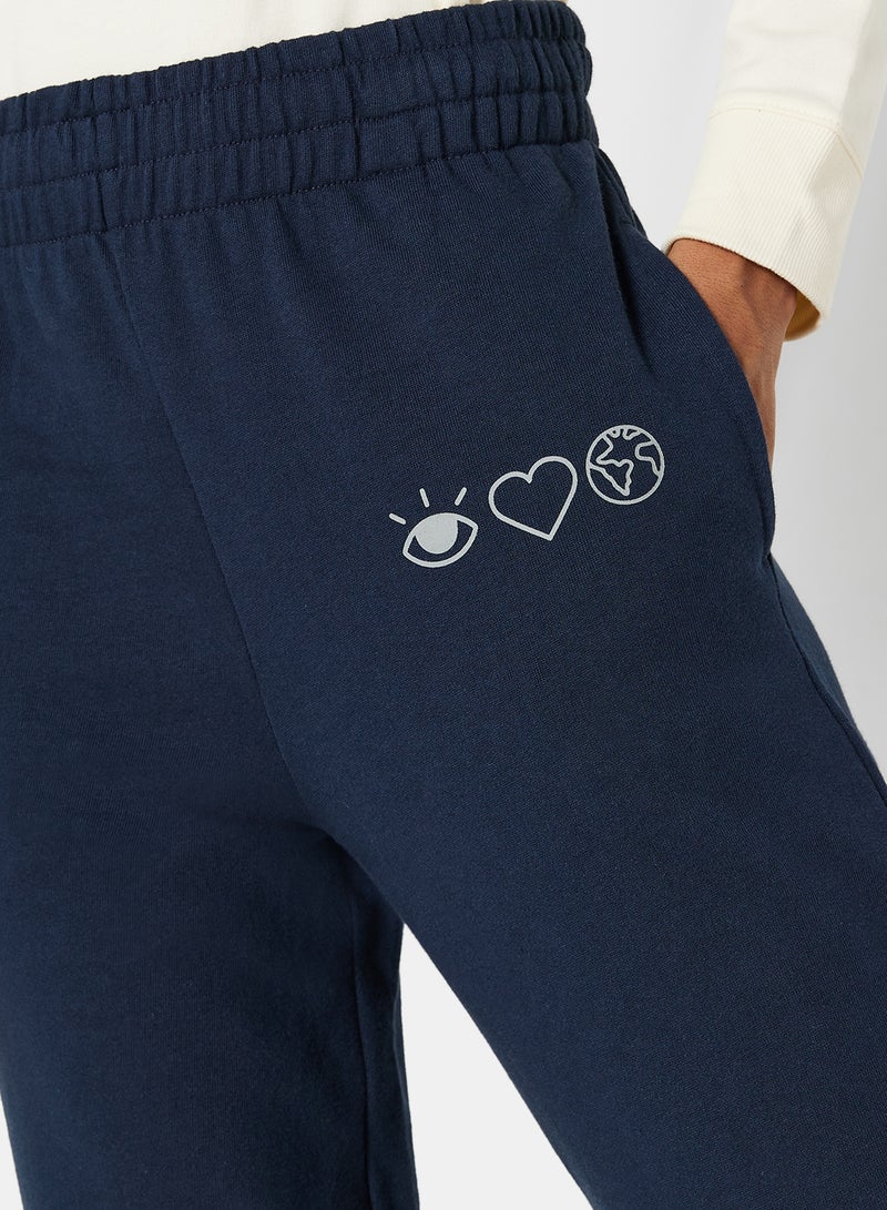Sivvi x D'Atelier - Eco-Friendly Logo Loungewear Sweatpants Night Sky - Image 1