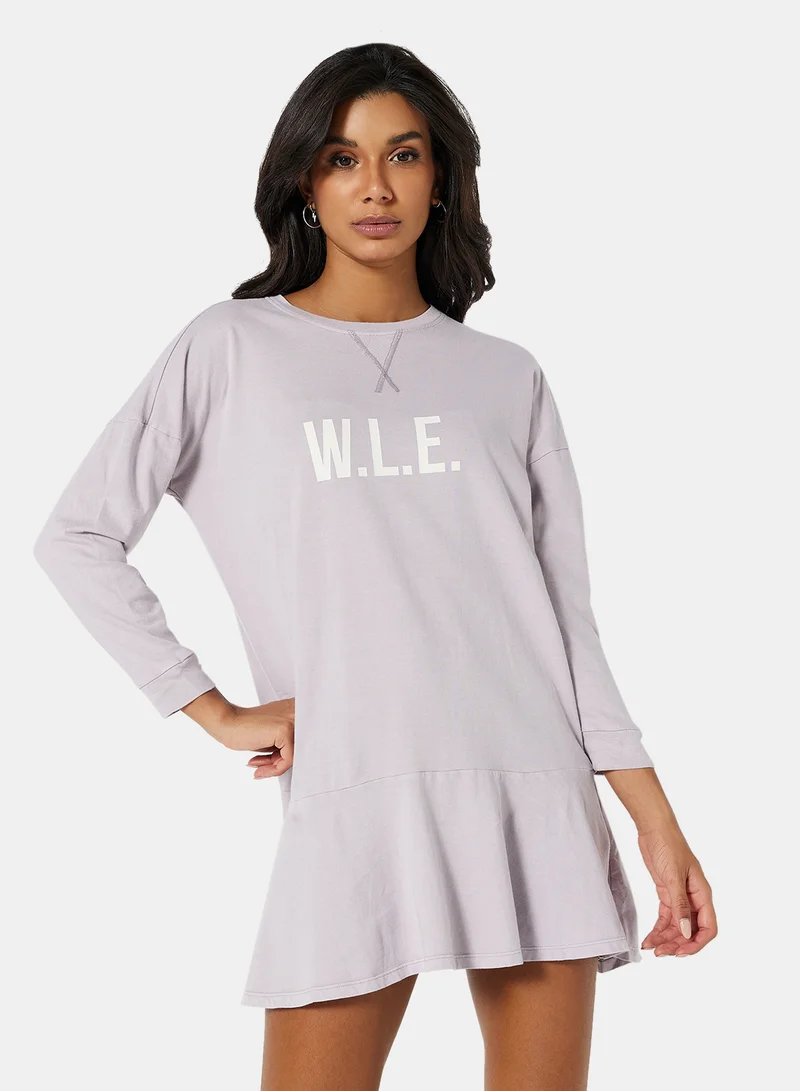 سيفي x دي‘اتيلير Eco-Friendly Ruffle Loungewear Nightdress