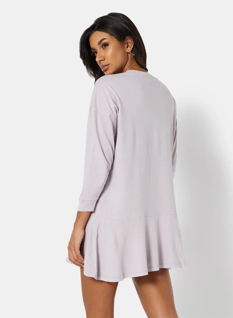 سيفي x دي‘اتيلير Eco-Friendly Ruffle Loungewear Nightdress