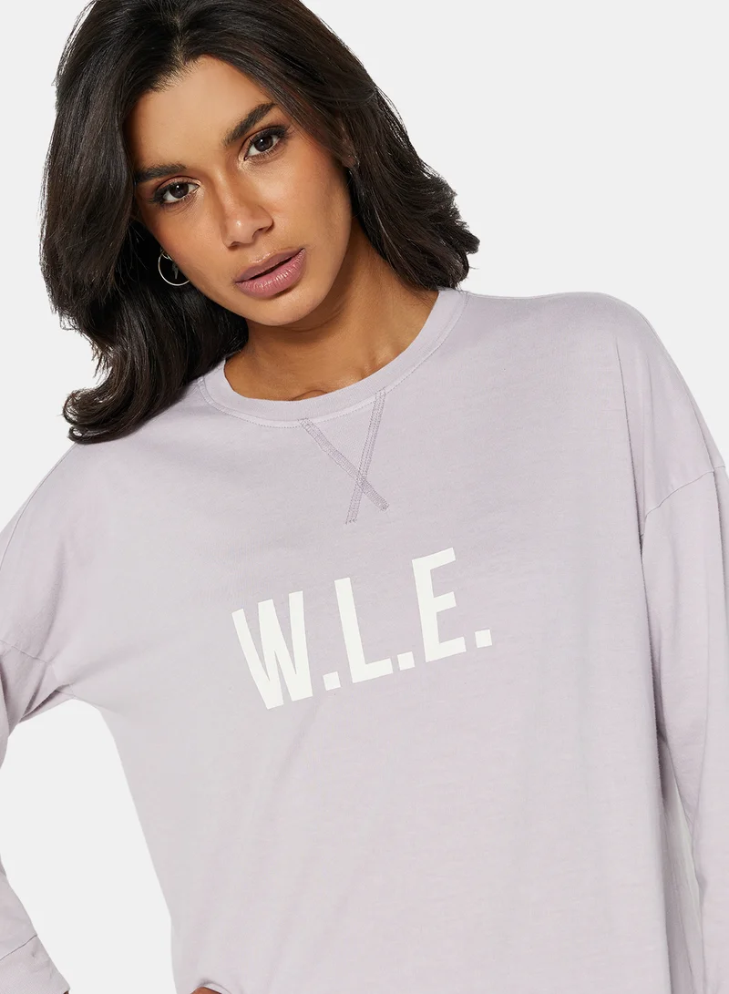 سيفي x دي‘اتيلير Eco-Friendly Ruffle Loungewear Nightdress Lilac