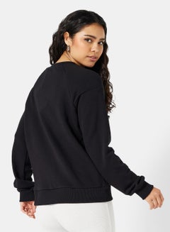 NA-KD FRIENDS Graphic Sweatshirt Black  - Image 2