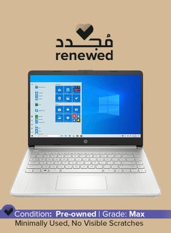 HP Renewed – Notebook 14-DQ2053CL Laptop With 14-Inch Display, Intel Core i3 Processor/11th Gen/8GB RAM/256GB SSD/Integrated Graphics English Silver  - Image 1