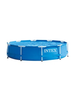 INTEX Metal Frame Above Ground Pool with Filter Pump 305x76cm  - Image 1