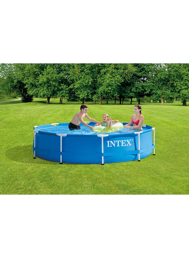 INTEX - Metal Frame Above Ground Pool with Filter Pump 305x76cm - Image 1