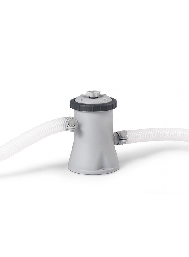 INTEX - Metal Frame Above Ground Pool with Filter Pump 305x76cm - Image 1