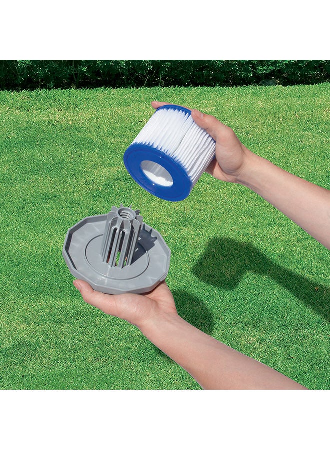 انتكس خرطوشة فلتر حوض السباحة من النوع H أبيض/أزرق - Image 3