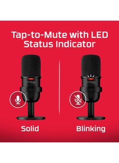 Hyperx Solocast – Usb Condenser Gaming Microphone, For Pc, Ps4, Ps5 And Mac, Tap-To-Mute Sensor, Cardioid Polar Pattern, Great For Gaming, Streaming, Podcasts, Twitch, Youtube, Discord - v1664786934/N52271492A_6