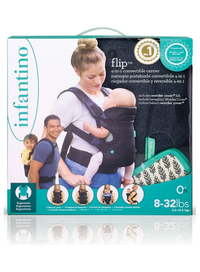 infantino - Flip 4-in-1 Carrier - Ergonomic, Convertible, Face-In And Face-Out Back Carry - Image 1