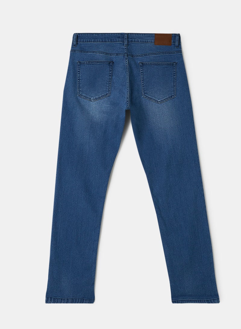 ABOF - Regular Fit Jeans Blue - Image 1
