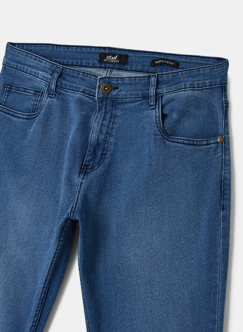 ABOF - Regular Fit Jeans Blue - Image 1