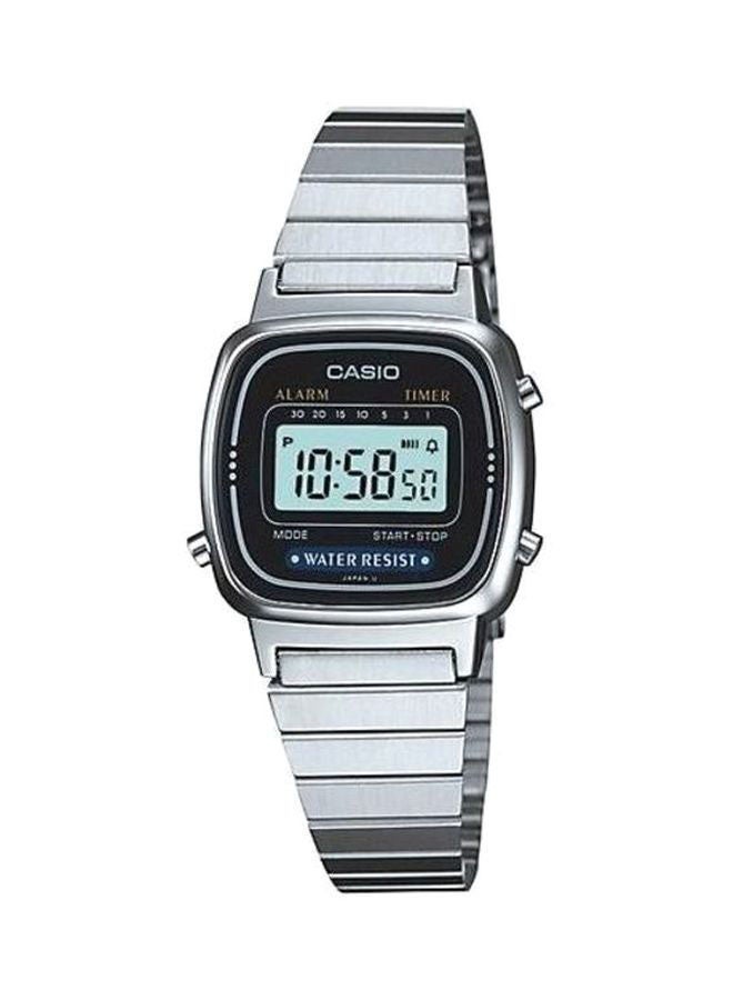 CASIO Women's Water Resistant Digital Watch LA670WA-1DF  - Image 1