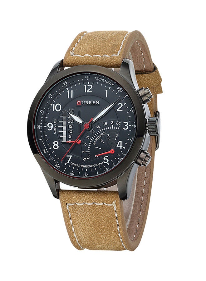 CURREN Men's Waterproof Synthetic Chronograph Watch 8152  - Image 1