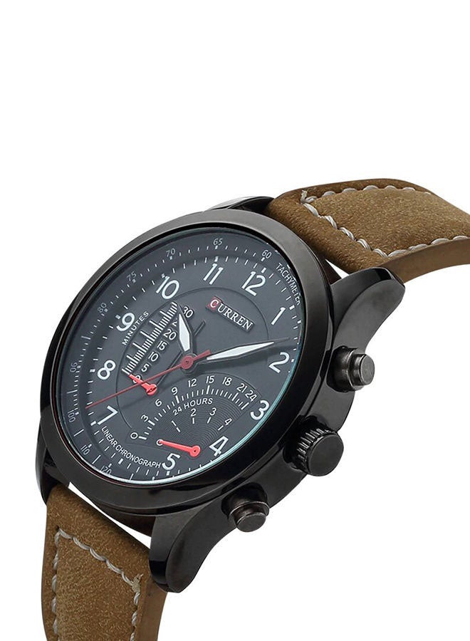CURREN Men's Waterproof Synthetic Chronograph Watch 8152  - Image 3