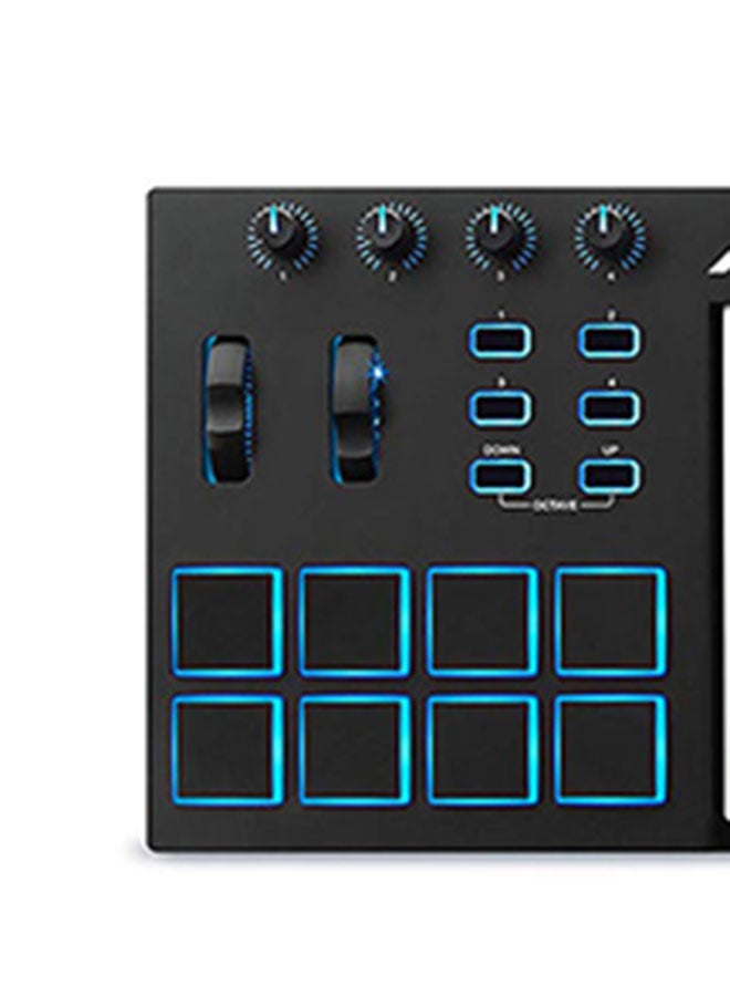 V25 25-Key USB/MIDI Keyboard Controller - Black MP3