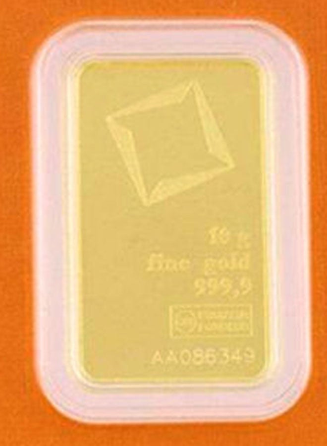 Malabar Gold and Diamonds - Valcambi Suisse 24 Karat (999.9) 10g Gold Bar - Image 1