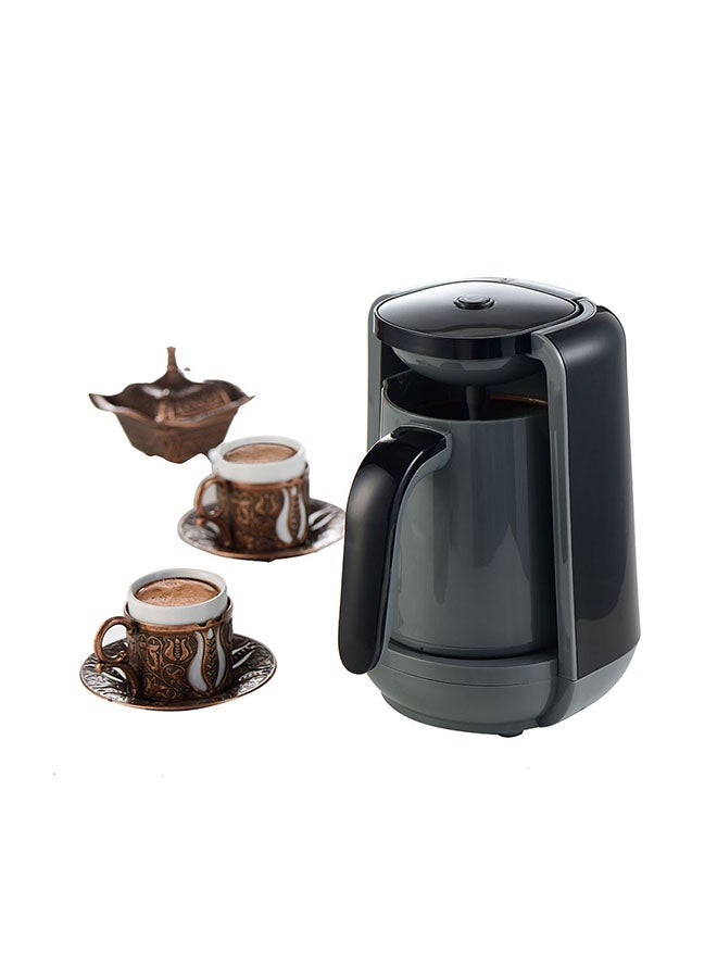 ALSAIF-ELEC - Turkish Coffee Maker With BS Plug 480 W E03423 Black/Grey - Image 1