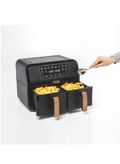 KENWOOD Dual Air Fryer, 3.4Kg, Dual Zone Technology, Digital Display 8 L 1700 W OWHFP70.000BK Black  - Image 5