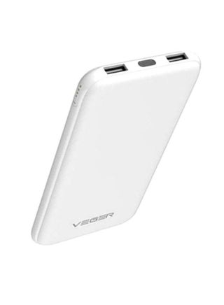 VEGER mAh Portable Power Bank White Best Price Bahrain
