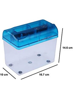 Generic 1 Piece Hand Operated Mini Paper Shredder For Home & Office Multicolour  - Image 2