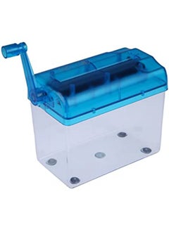 Generic 1 Piece Hand Operated Mini Paper Shredder For Home & Office Multicolour  - Image 3