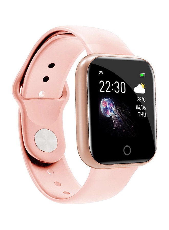 150.0 mAh I5 Smart Sport Bracelet Watch 42/44mm Pink - Image 1