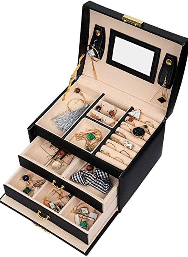 High-end Leather Jewelry Box  - Image 3