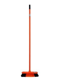 Royalford Plastic Floor Broom White/Red/Pink  - Image 1