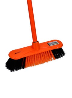 Royalford Plastic Floor Broom White/Red/Pink  - Image 2