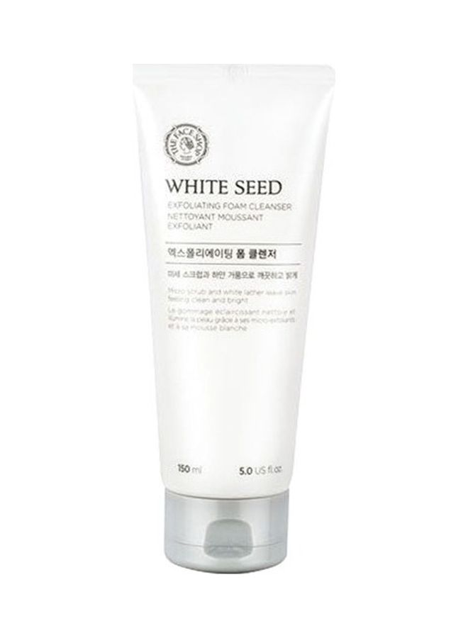 THEFACESHOP White Seed Exfoliating Foam Cleanser White 150ml 