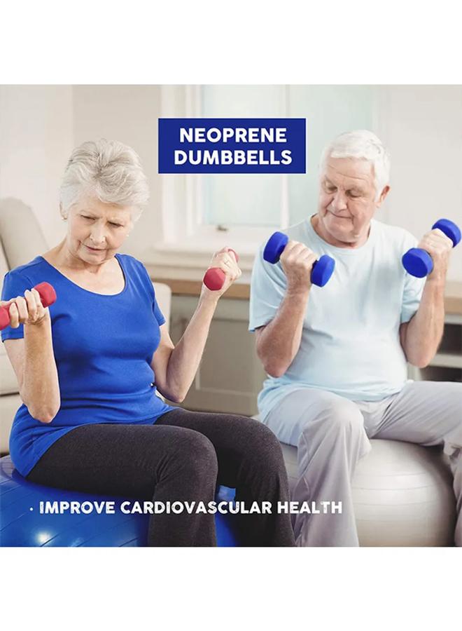 Fitness World - Dumbbell Set for Weight Lifting Exercises with Bag 6kg 6kg - Image 1